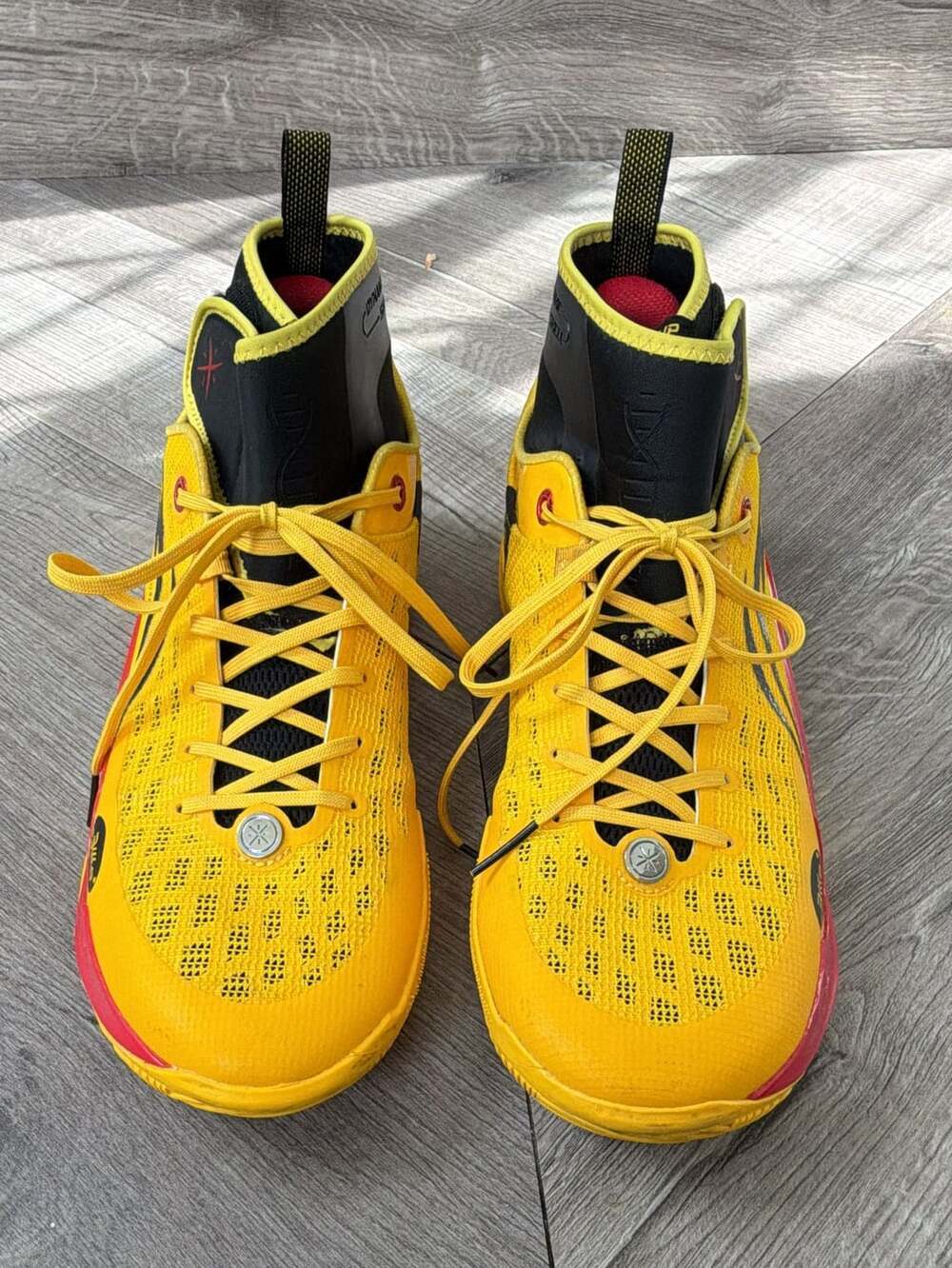 Li-Ning Way of Wade 808 2 Ultra V2 Bruce Lee Basketball Shoes Yellow Black